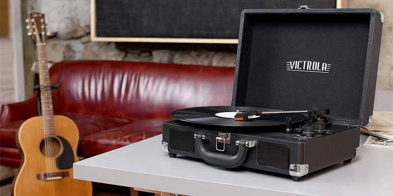 suitcase turntable